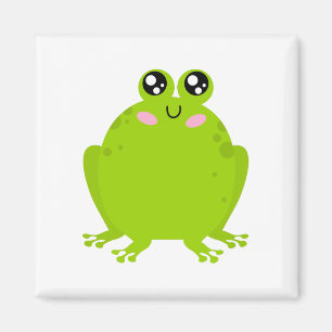 Aimant Grosse grenouille mignonne