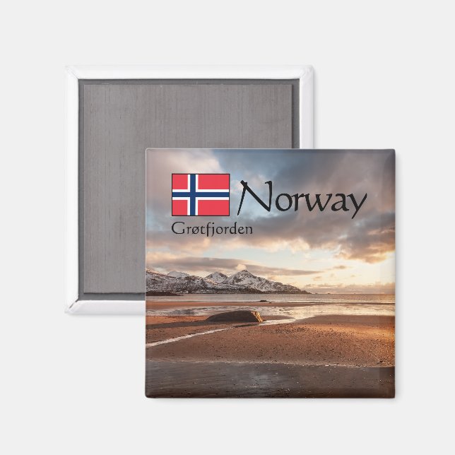 Aimant Grotfjorden Norvège (Recto/Verso)