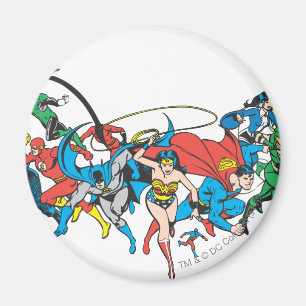 Aimant Groupe 2 de la Ligue de la justice de l'Amérique