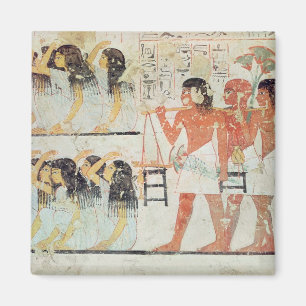 Aimant Groupe de personnes en deuil dans la procession