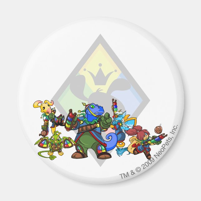 Aimant Groupe Roo Island (Devant)