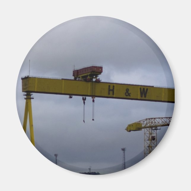 Aimant grues de harland et de Woolfe (Devant)