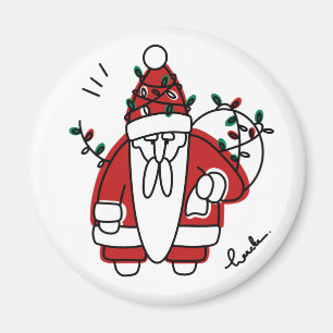 Aimant grumpy santa