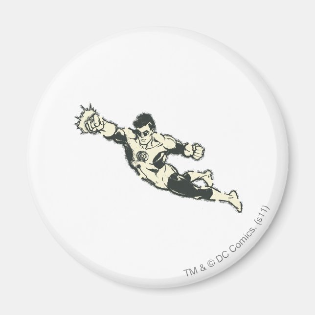 Aimant Grunge de lanternes vertes (Devant)