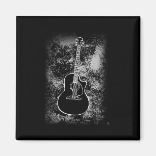 Aimant Grunge Guitare Graphiste Guitariste Rock Musicien