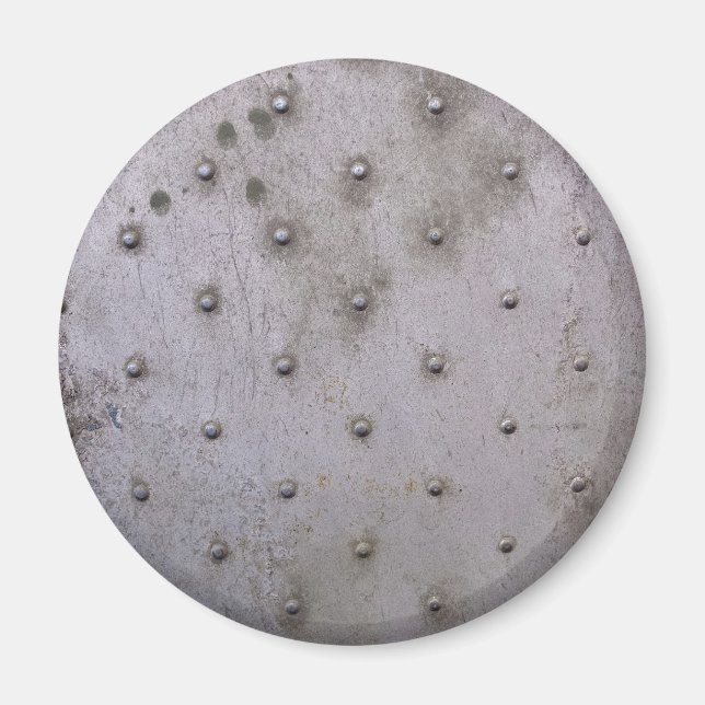 Aimant Grunge tôle d'acier avec Rivets (Devant)