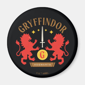 Aimant GRYFFINDOR™ Maison Épée Double Lion Graphique