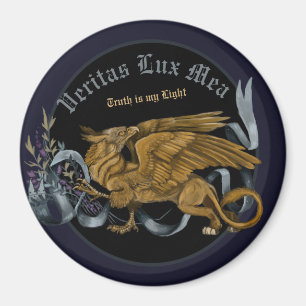 Aimant Gryphon doré royal