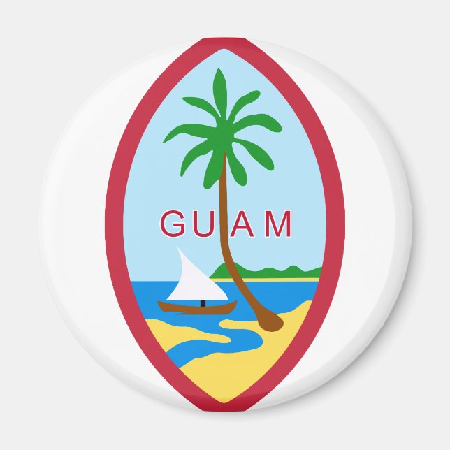 Aimant GU de Guam Seal (Devant)