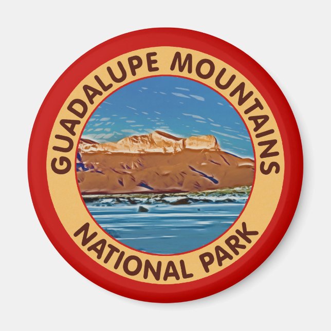 Aimant Guadalupe Mountains National Park, Texas (Devant)