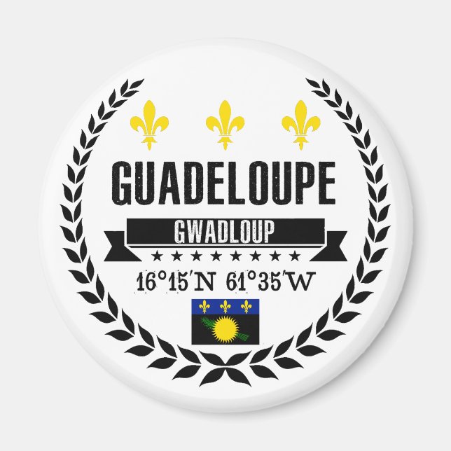 Aimant Guadeloupe (Devant)