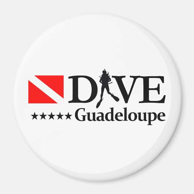 Aimant Guadeloupe DV4 (Devant)