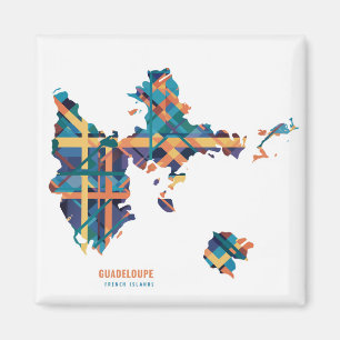 Aimant Guadeloupe Souvenir Guadeloupe Magnet