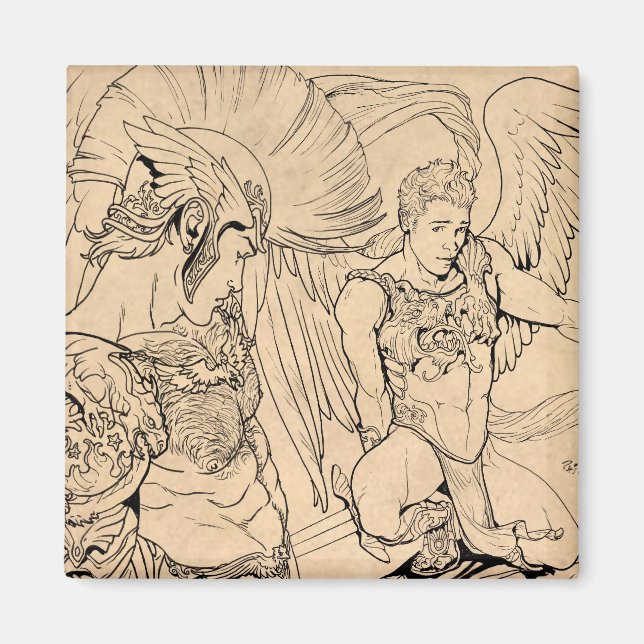 Aimant Guardian Angel par Joe Phillips (Devant)