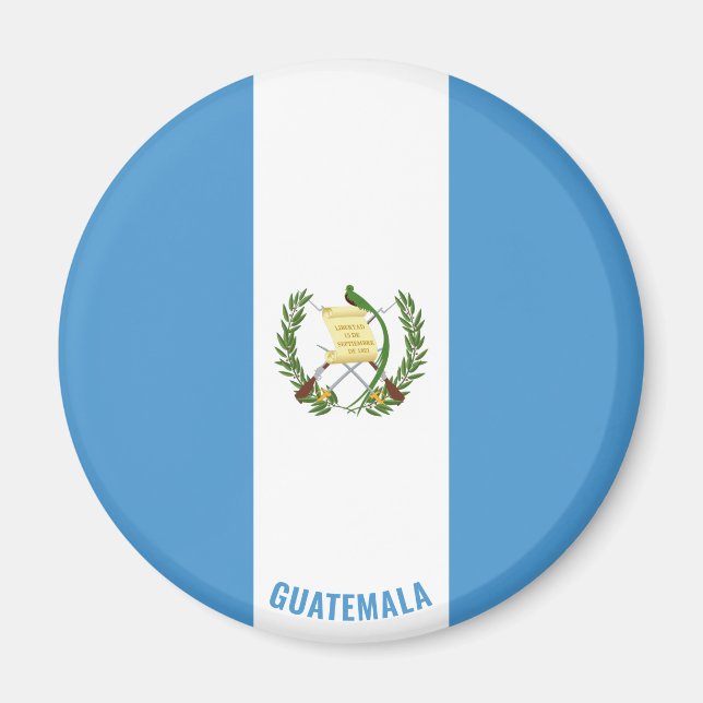 Aimant Guatemala Flag Charming Patriotic (Devant)