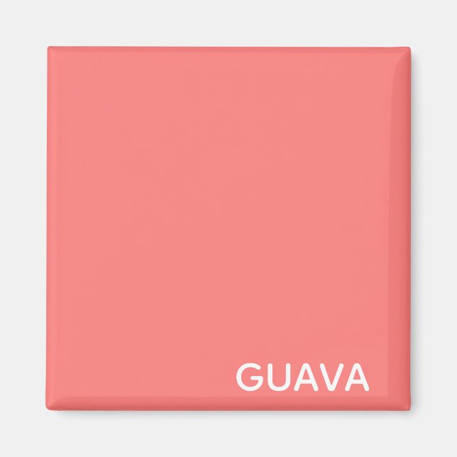 Aimant Guava pink color name (Devant)