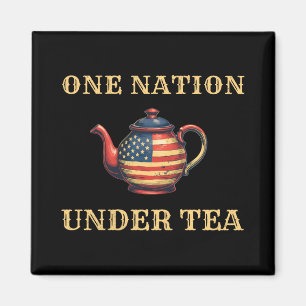 Aimant Guerre d'Indépendance 1773 USA One Nation Under Te