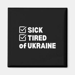Aimant Guerre Envie et Fatigué Ukraine