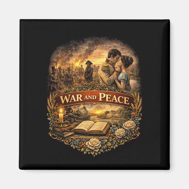 Aimant Guerre et Paix (Devant)