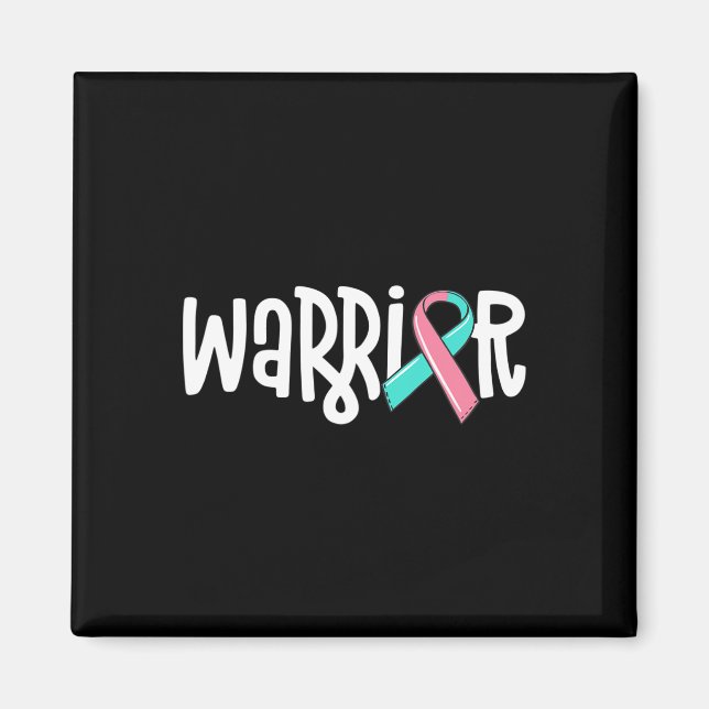 Aimant Guerrier Brca Conscience du cancer du sein Préviva (Devant)