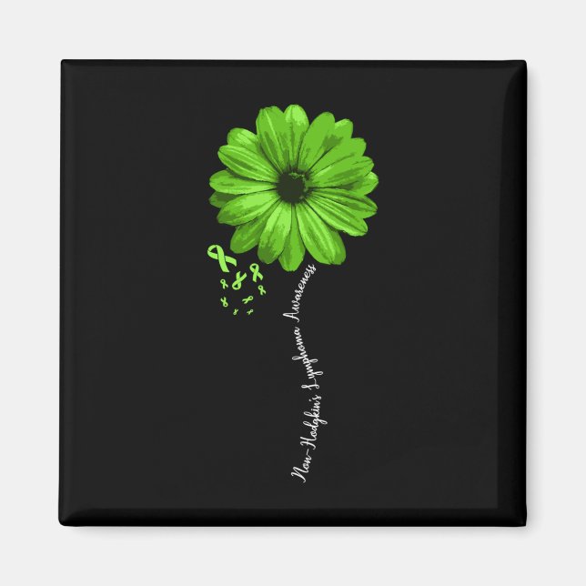 Aimant Guerrier de sensibilisation au lymphome de non-hod (Devant)