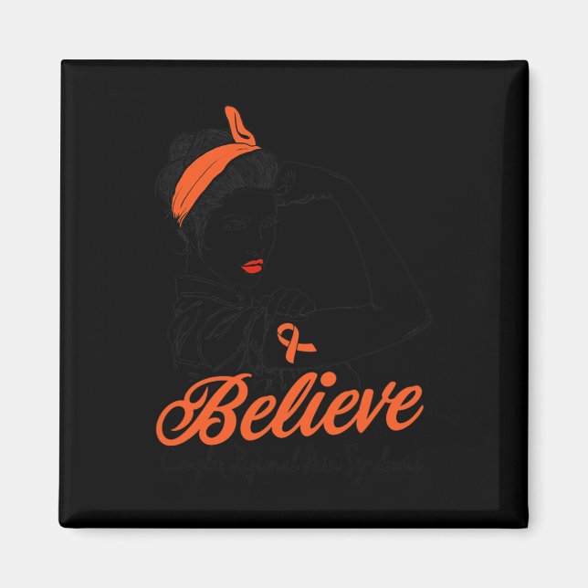 Aimant Guerrier de sensibilisation Crps Superhero incassa (Devant)