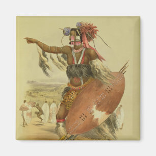 Aimant Guerrier de zoulou, Utimuni, neveu de Chaka le
