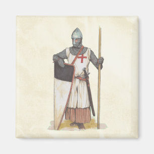 Aimant Guerrier médiéval de Templar de chevaliers