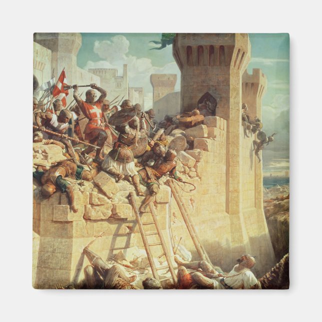 Aimant Guillaume de Clermont défendant Ptolemais (Devant)