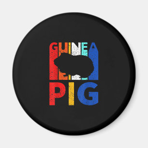 Aimant Guinea Pig - Vintage I Love My Guinea Pig