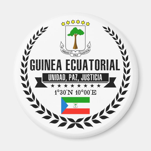 Aimant Guinée équatoriale (Devant)