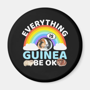 Aimant Guinée Pig - Guinée Soyez OK, Encouragement