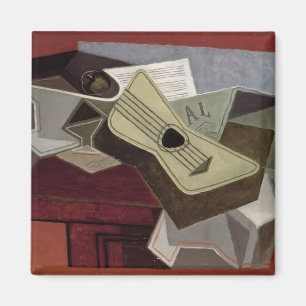 Aimant Guitar et Newspaper, 1925