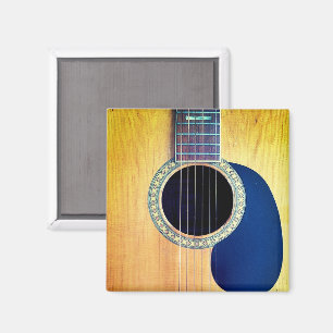 Aimant Guitare acoustique 6 cordes Dreadnought Design d'a