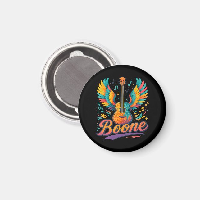 Aimant Guitare Boone (Recto/Verso)