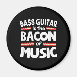 Aimant Guitare Lover Basse Guitare Est Bacon De Musique