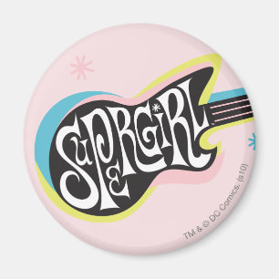 Aimant Guitare supergirl