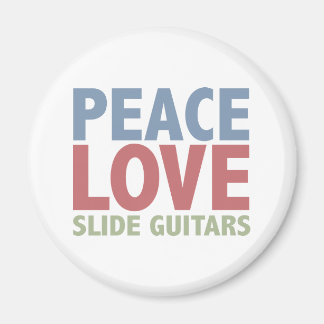 Aimant Guitares Slide Peace Love