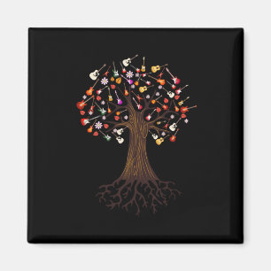 Aimant Guitariste Arbre Guitare Anniversaire