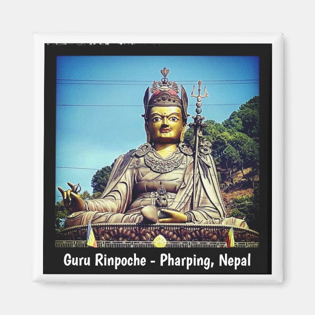 Aimant Guru Rinpoche, Padmasambhava, Pharping - Népal (Devant)