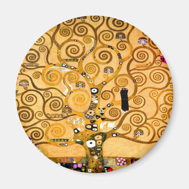 Aimant Gustav Klimt Arbre de vie (Devant)