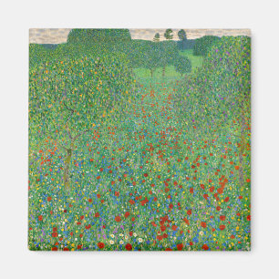Aimant Gustav Klimt - Champ de pavot