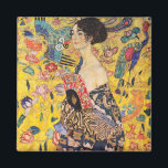 Aimant Gustav Klimt - Dame avec ventilateur<br><div class="desc">Dame avec ventilateur - Gustav Klimt,  Huile sur toile,  1917-1918</div>