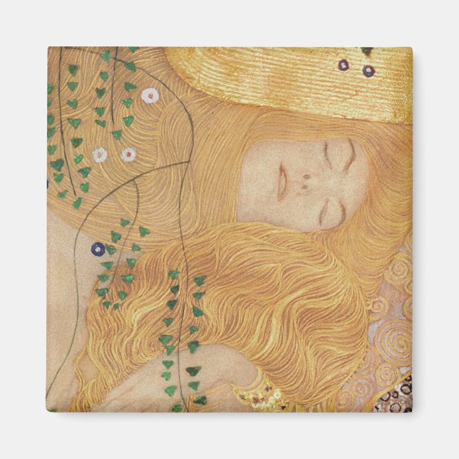 Aimant Gustav Klimt | Détail des serpents d'eau I (Devant)