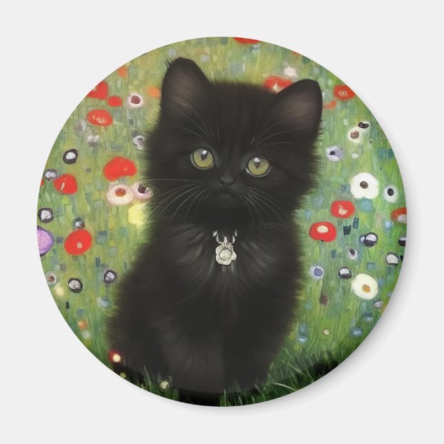 Aimant Gustav Klimt Kitten (Devant)