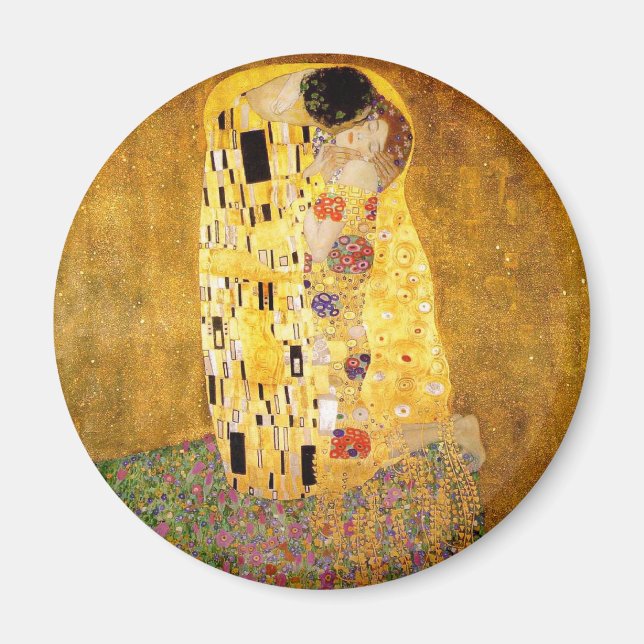 Aimant Gustav Klimt La Peinture Classique Du Kiss (Devant)
