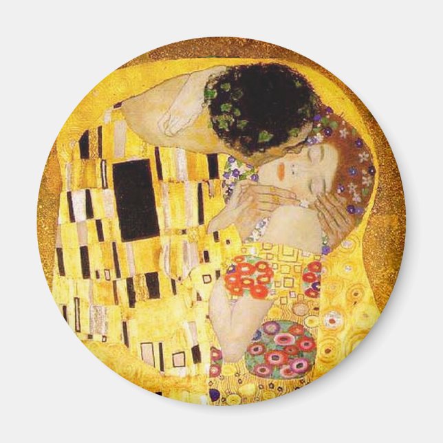 Aimant Gustav Klimt La Peinture Classique Du Kiss (Devant)