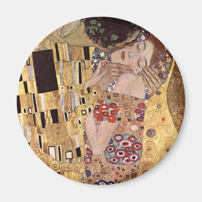 Aimant Gustav Klimt ~ Le baiser (Devant)