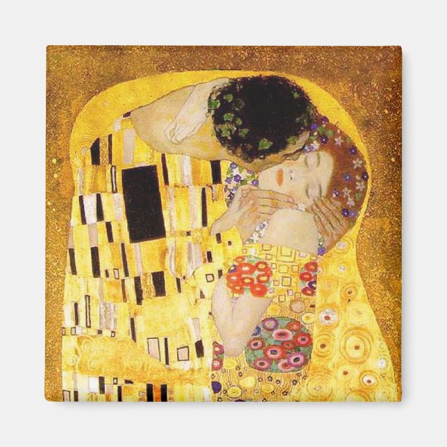 Aimant Gustav Klimt Le Baiser (Devant)