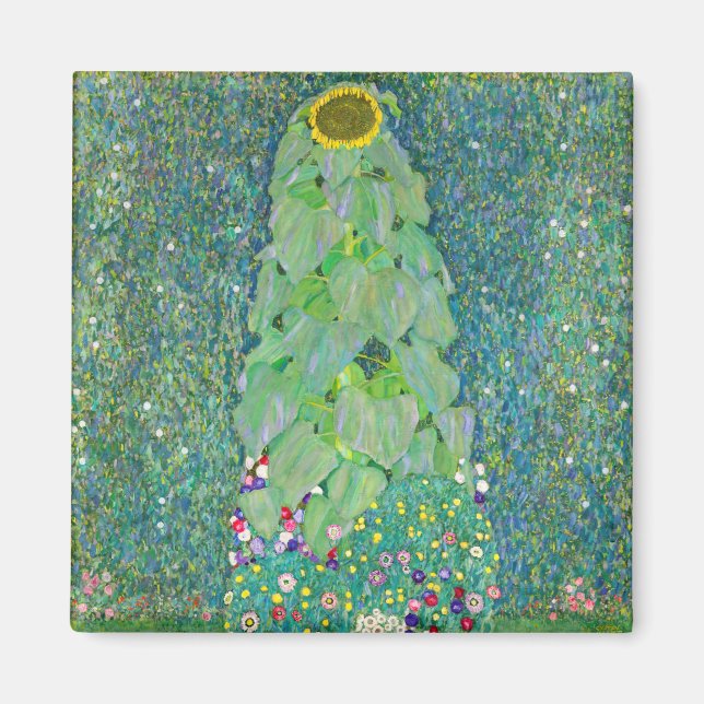 Aimant Gustav Klimt - Le tournesol (Devant)
